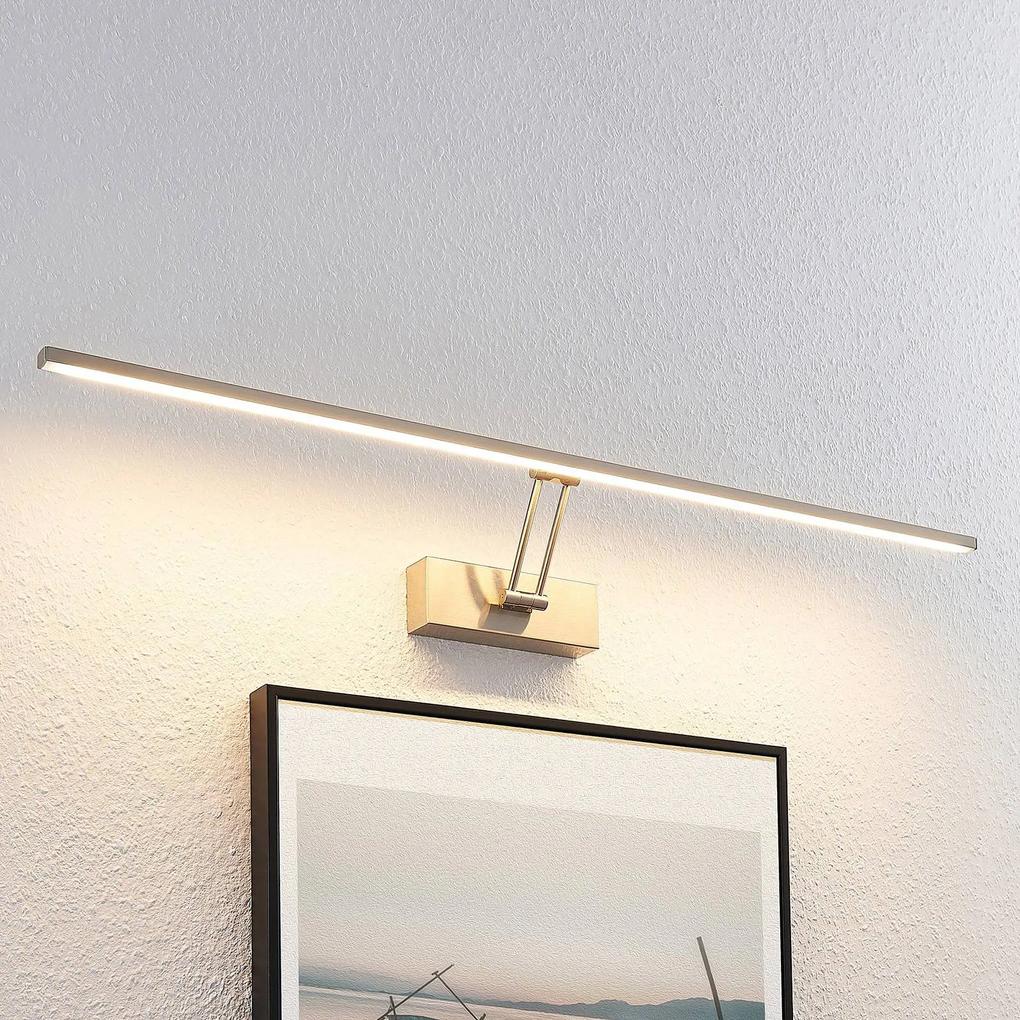 Lucande Thibaud LED da quadri, nichel, 83,4 cm