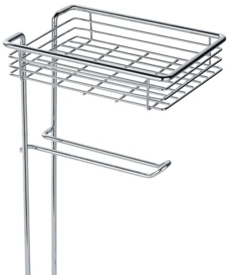 WENKO 24074800 - Porta carta igienica 16x59 cm cromo lucido