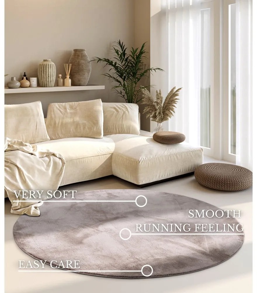 Tappeto rotondo beige ø 200 cm Leon – Villeroy&amp;Boch