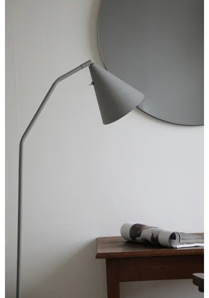 Markslöjd 108891 - Lampada da terra dimmerabile FUNIL LED/4,9W/230V grigia