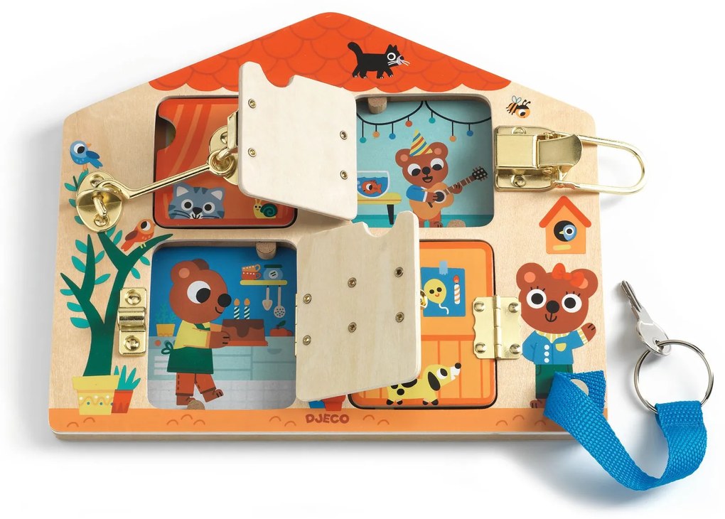 Casa con serrature - Gattino festeggia il compleanno