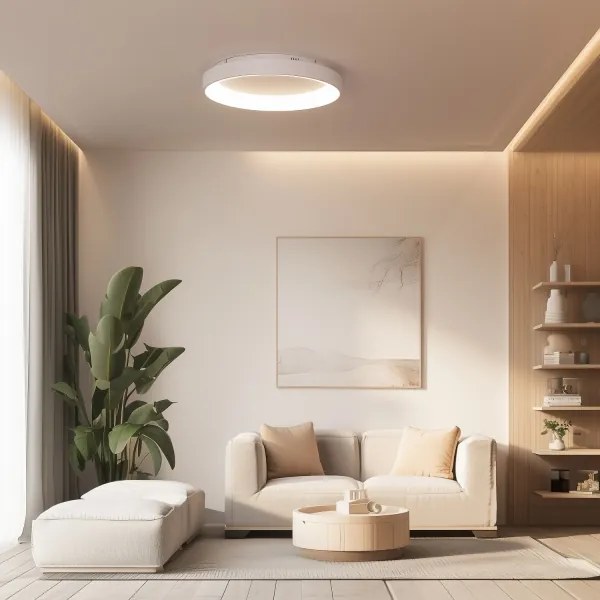 Brilagi - Plafoniera LED dimmerabile FALCON II LED/99W/230V Ø 60 cm bianca + telecomando