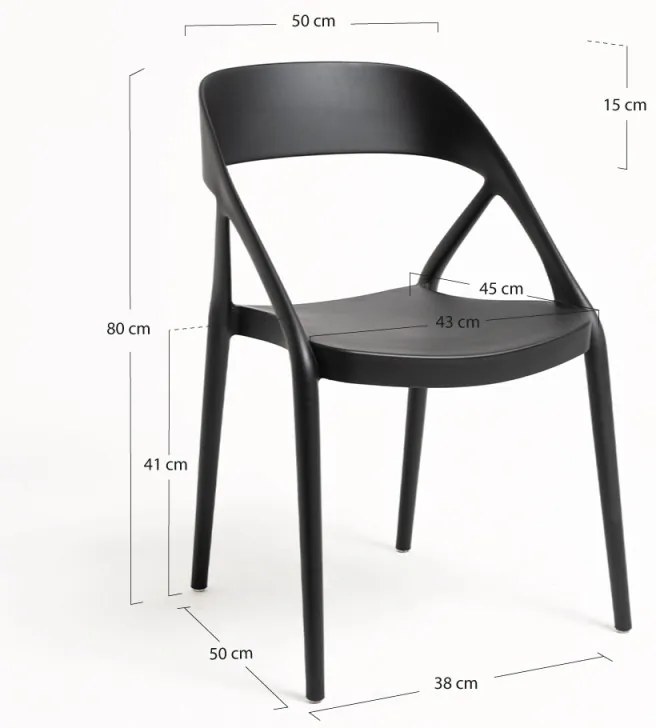 Sedia Lonli - Nero