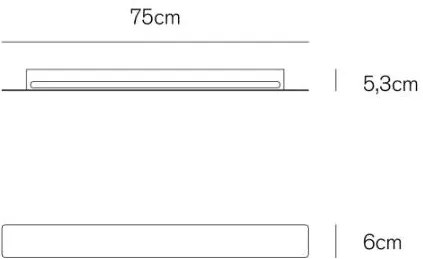 Line applique 24w 1630lm 3000k sand
