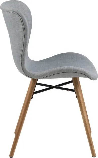 Set di 2 sedie da pranzo grigio chiaro Batilda - Actona