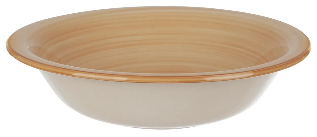 Piatto fondo ceramica 21,5 cm marrone Mirage