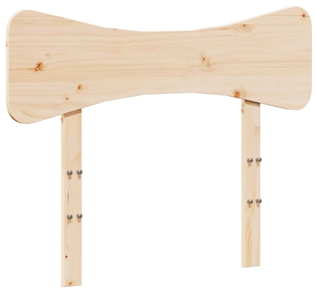 Testiera 90 cm in legno massello di pino