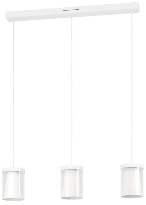 Lampadario LED design Chiusello-Z bianco, luce con 3 temperature di colore 1500 lumen, EGLO