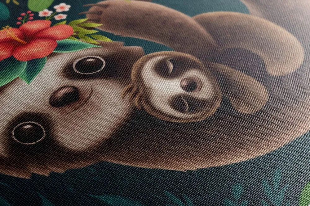Quadro su tela – Bradipi adorabili