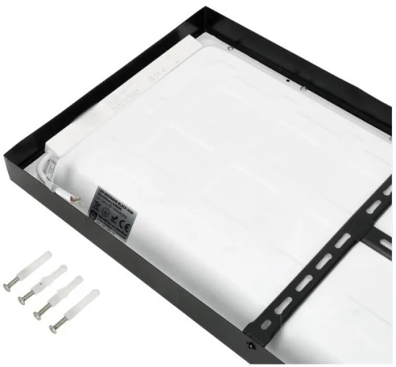 Pannello a plafone LED BRISBANE LED/36W/230V 4000K 29,5x119 cm nero