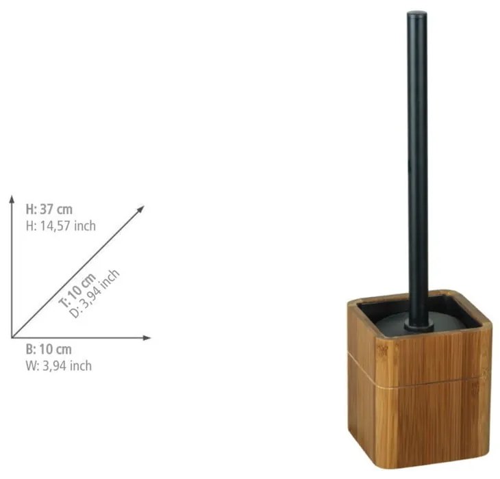 Scopino in bambù marrone Serro - Wenko