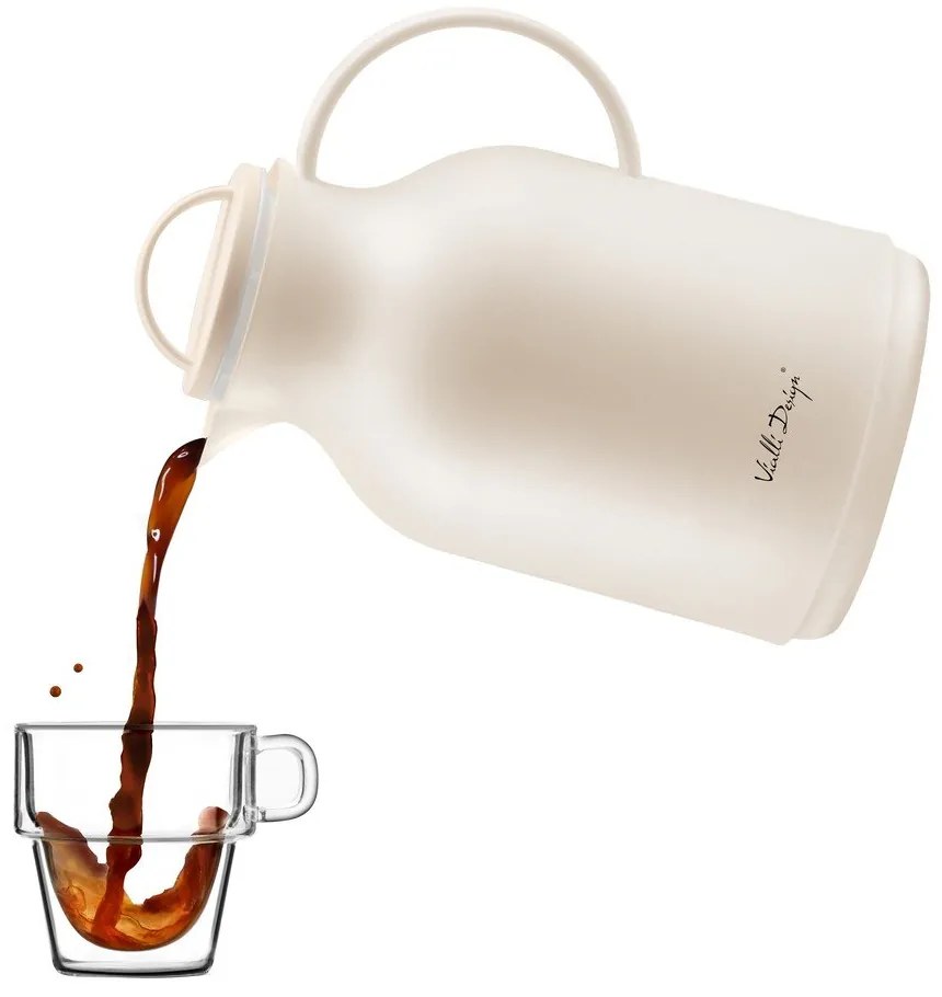 Thermos beige , 1 l - Vialli Design
