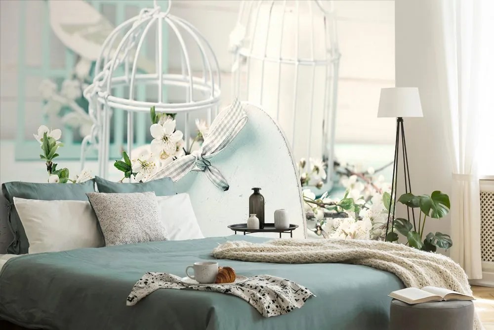 Carta da parati – Natura morta romantica in stile vintage