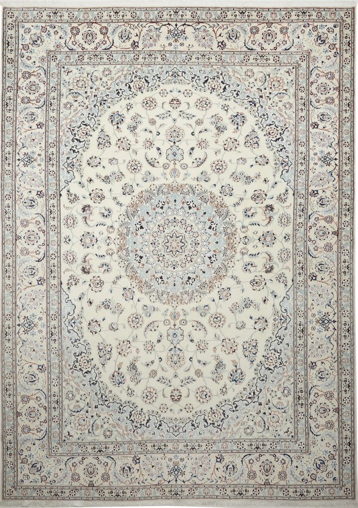 Nain Tappeto persiano 240x340 Beige (Iran) Annodato A Mano