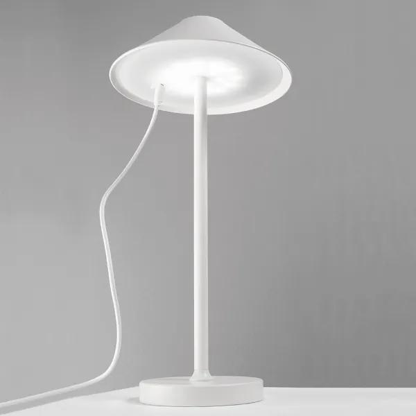 Lampada a LED da tavolo 3W touch USB ricaricabile senza fili MOON Bianco