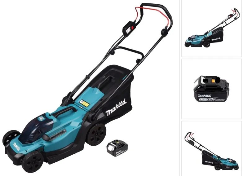 Rasaerba a batteria Makita dlm 330 F1 18 v 33 cm 30 l + 1x batteria 3,0 Ah - senza caricabatterie