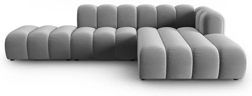 Divano angolare grigio ad angolo destro Lupine - Micadoni Home