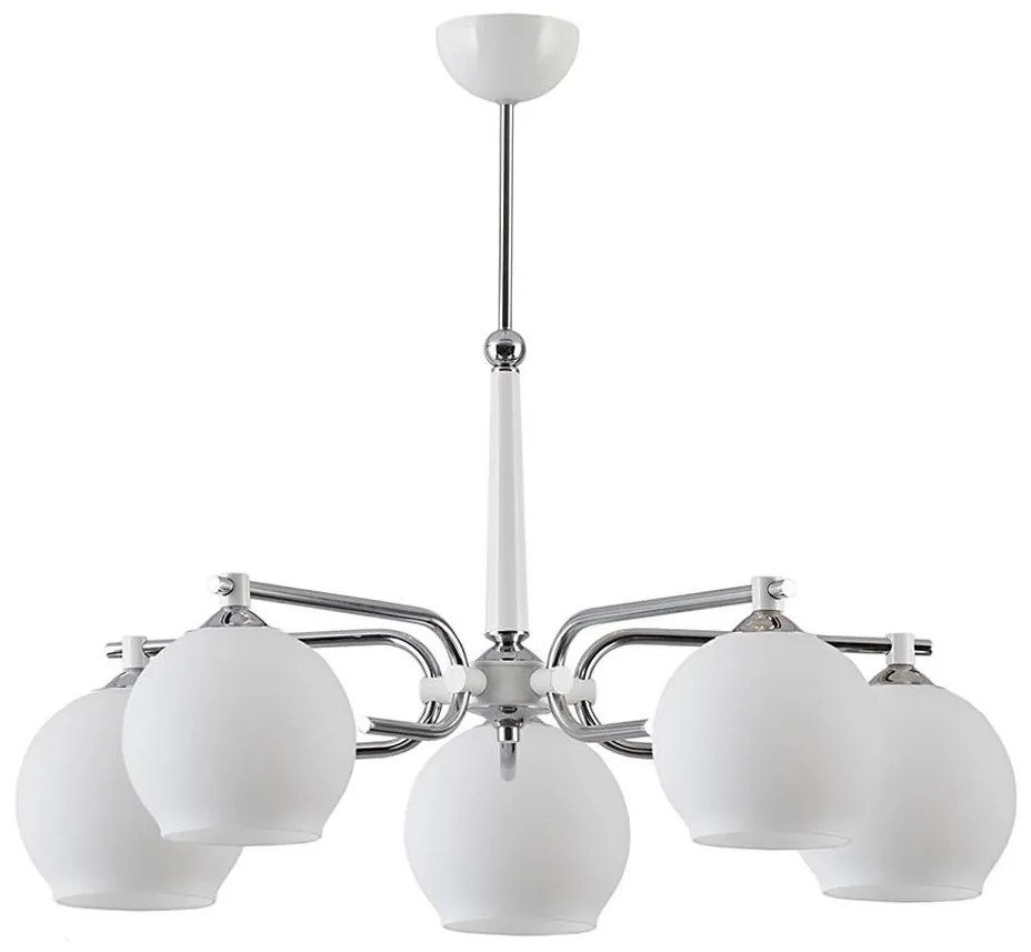 Jupiter 1399 - AX 5 B - Lampadario a sospensione con supporto rigido AXEL 5xE27/60W/230V