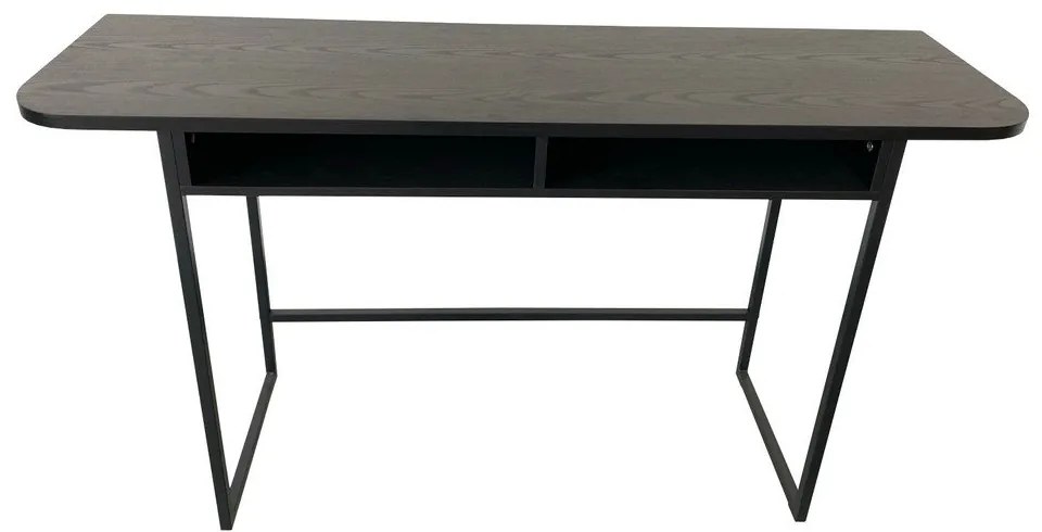 Tavolo consolle nero con effetto frassino 40x140 cm Darlington – Actona