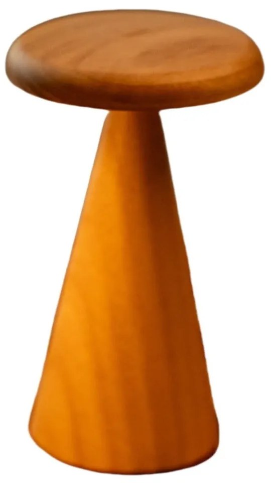 Lampada da tavolo LED di colore naturale con paralume in legno (altezza totale 21 cm) Sylva – Gingko