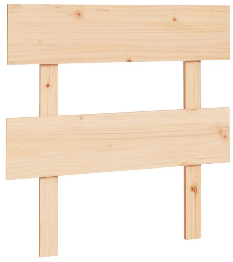 Testiera per letto 93,5x3x81 cm in legno massello di pino