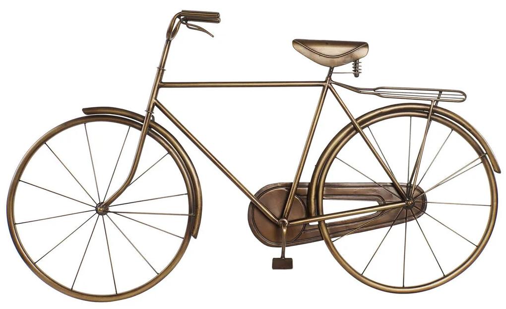 Statua Decorativa DKD Home Decor Bicicletta Dorato Metallo (108 x 8 x 63 cm)