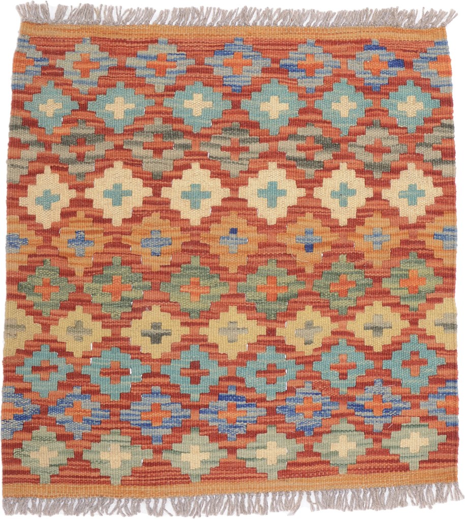 Kilim Tappeto 50 x 50 (Pakistan) Tessuto A Mano