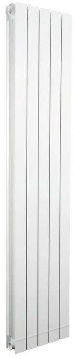 Radiatore acqua calda PRODIGE SUPERIOR in alluminio, 5 elementi, interasse 1800 mm, bianco