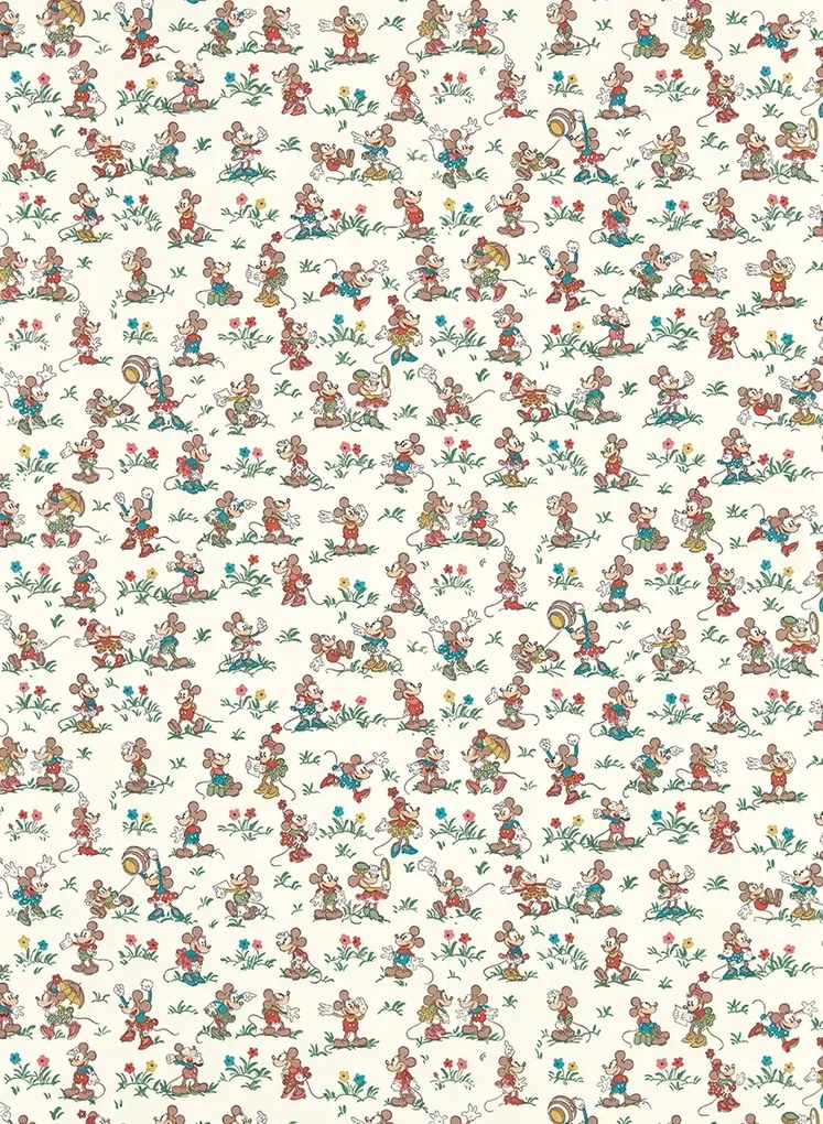 Sanderson Tapete Mickey & Minnie - Allsorts