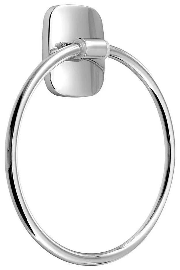 Aqualine - Appendiabiti da parete RUMBA diametro 15,6 cm cromo lucido