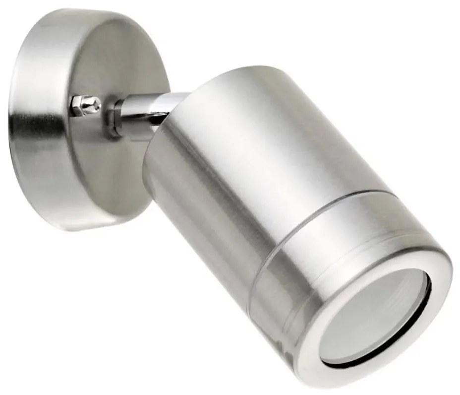 Applique da esterno OLIMP 2 1xGU10/8W/230V IP44 acciaio inossidabile