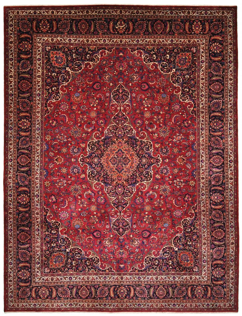 Mashad Tappeto persiano 290x390 Rosso (Iran) Annodato A Mano