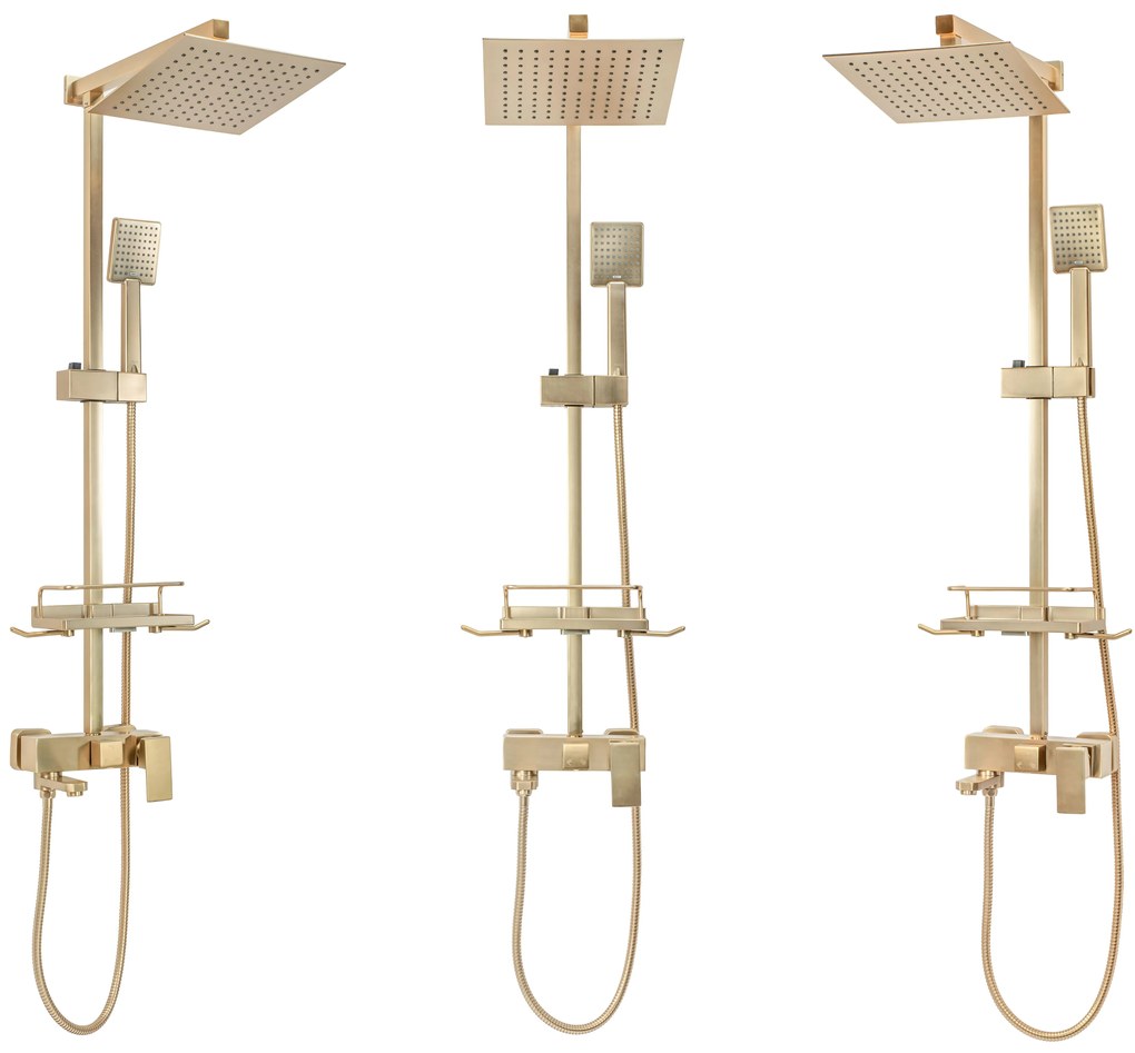Set doccia REA JACK BRUSHED GOLD