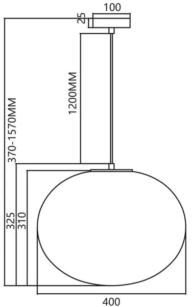 Lampadario a sospensione con filo CAMPANIA 1xE27/60W/230V oro