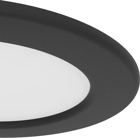 Eglo 901413-LED Lampada da incasso per controsoffitto per bagno FUEVA LED/6,3W/230V Ø 11,9 cm IP44 nero
