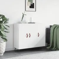 Credenza Bianca 90x34x80 cm in Legno Multistratocod mxl 103016