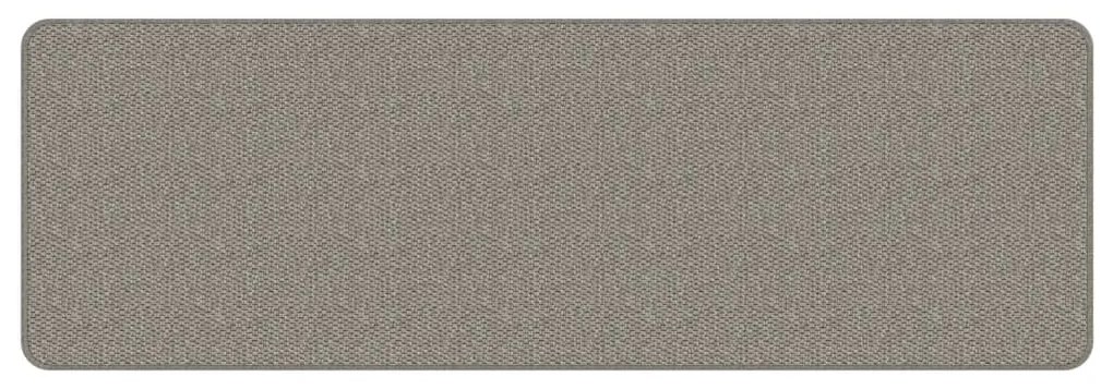 Tappeto Corsia Aspetto Sisal Argento 50x150 cm