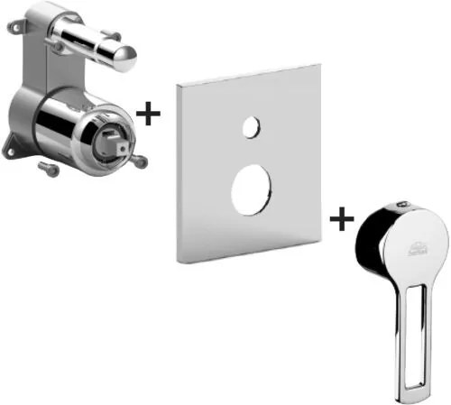 Paffoni Ringo Rinbox015 Parte Esterna Miscelatore Con Deviatore Senza Parte Incasso Cromo