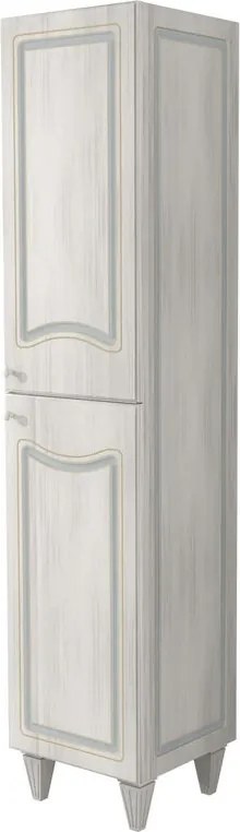 Colonna per mobile bagno Caravaggio BADEN HAUS 2 ante P 36 x L 40 x H 182 cm bianco