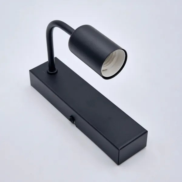 Applique ASTRID 1xE27/60W/230V opaco nero