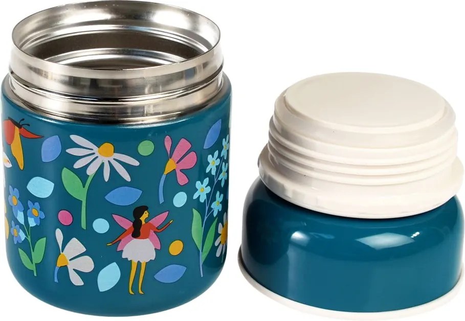 Borraccia termica blu 280 ml Fairies in the Garden – Rex London