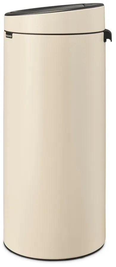 Bidone per rifiuti in acciaio beige touch 30 l Touch Bin - Brabantia