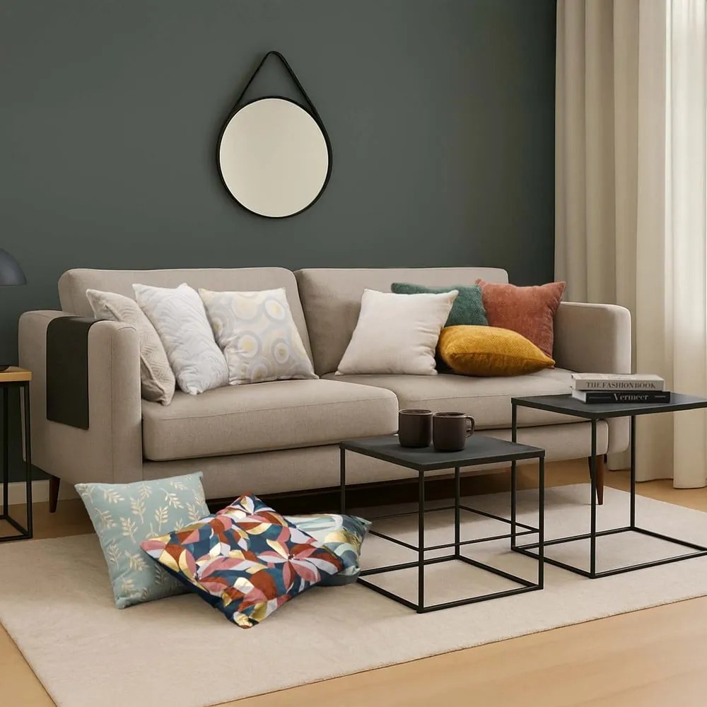 Federa decorativa in ciniglia 40x40 cm Leo – douceur d'intérieur