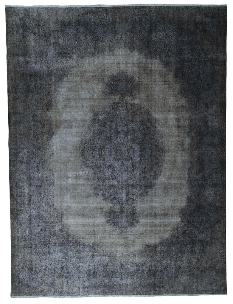 Kerman Tappeto persiano 290x390 Nero (Iran) Annodato A Mano