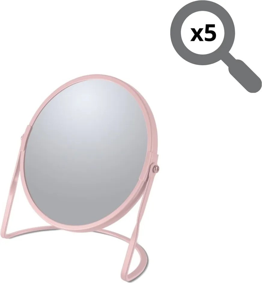 Specchio per make-up con ingrandimento (con ingrandimento 5x) ø 18 cm Akira – Spirella