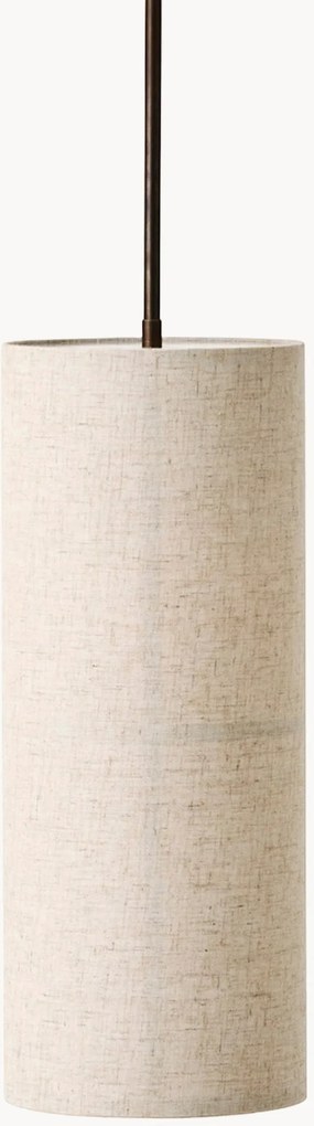 Lampada a sospensione in lino artigianale Hashira