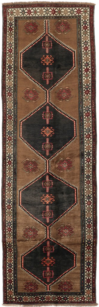 Meshkin Tappeto 130 x 410 (Iran) Annodato A Mano