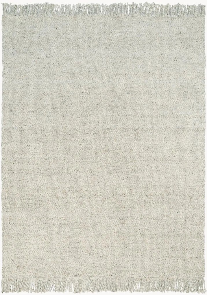 Tappeto in lana a pelo corto tessuto a mano Vesle