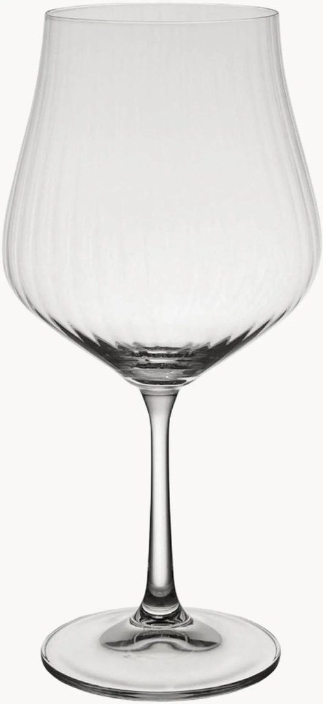 Set di 6 bicchieri da vino rosso Tulipa
