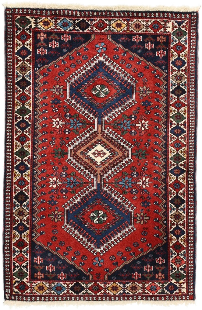 Yalameh Tappeto persiano 80x130 (Iran) Annodato A Mano